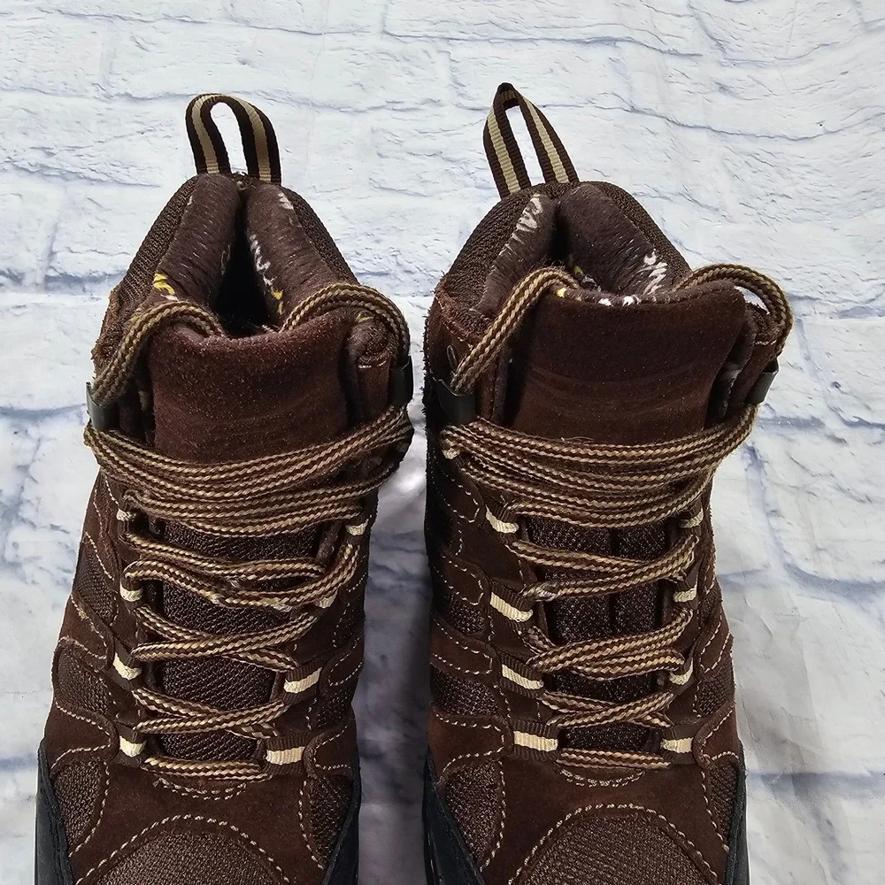 Cougar Paws Estimator Boots Size 3 Brown Suede Mesh Lace Up Roofing Shoes CPES